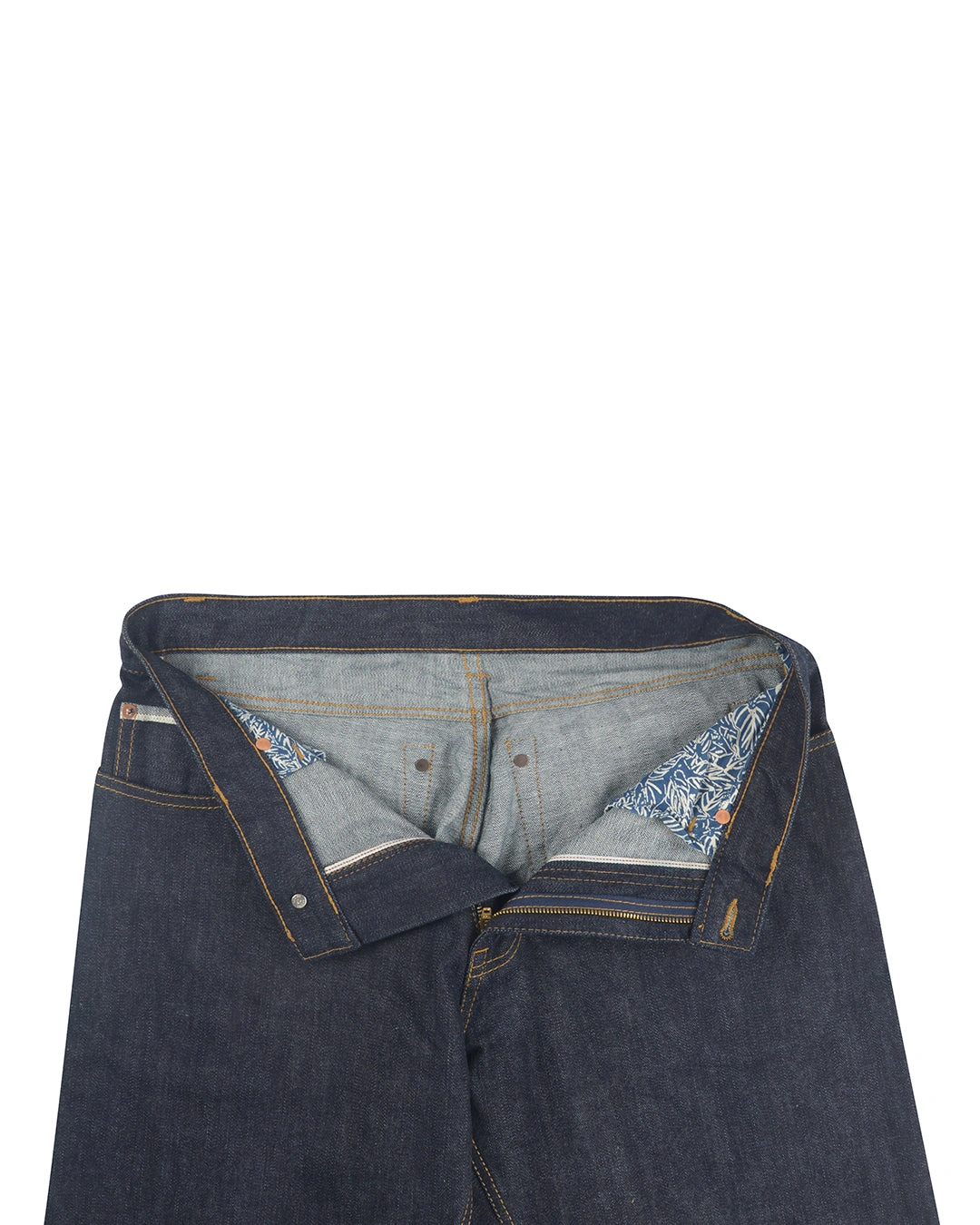 Indigoblaue 14oz Selvedge Jeans Gestrickt Stilvoller Denim für den anspruchsvollen Mann.